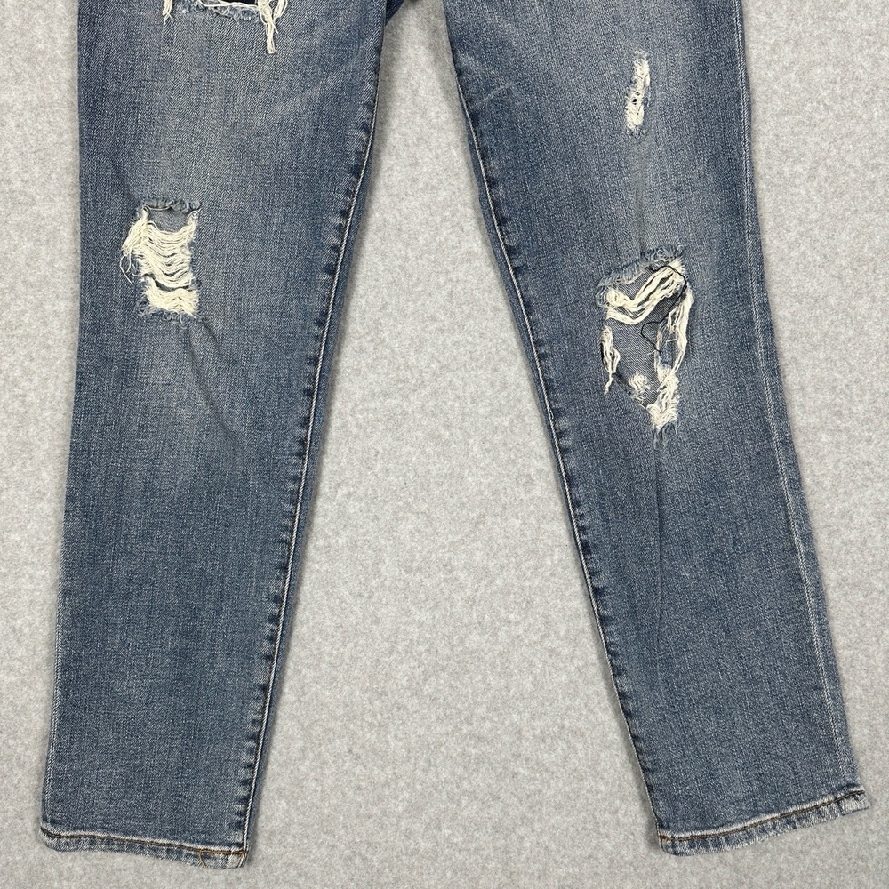 KUT From The Kloth Jeans Womens 4 Catherine Boyfriend Mid Rise Distressed‎ Blue - Picture 2 of 16